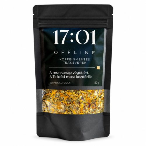 17:01 OFFLINE – Koffeinmentes, virágos gyógynövényes teakeverék, 50 g